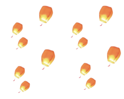 Flying lanterns