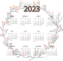 Calendar Template 2023