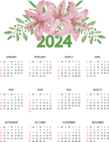 Calendar 2024