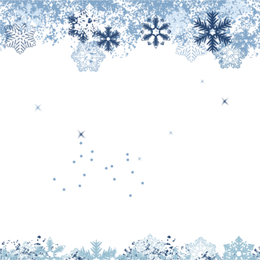 Winter Snowflake Frame