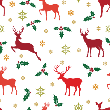 New Year’s patterns with deer