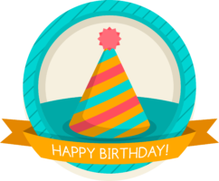 Birthday cap vector