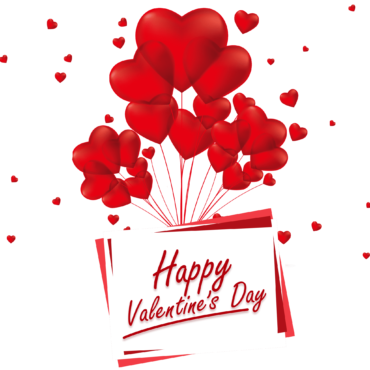 Valentine’s Day greeting card , template