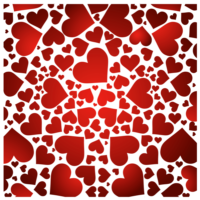 Beautiful background with hearts