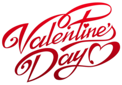 Valentine’s Day inscription