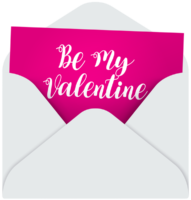 Beautiful pink envelope