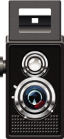The camera is old