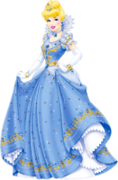 Princess Cinderella in a dress