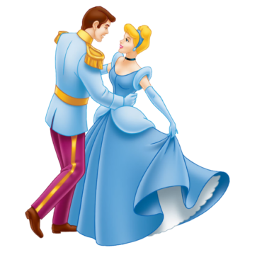 Cinderella and the prince dance