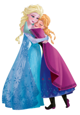 Anna and Elsa are princesses