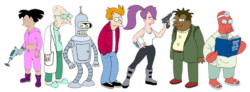Futurama cartoon characters