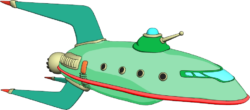 Futurama spaceship