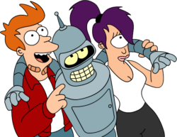 Futurama lila fry and bender