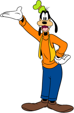 Goofy character, cartoon