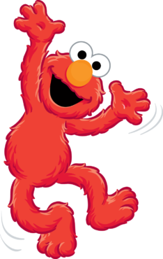 Elmo is dancing