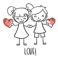 A couple in love, love