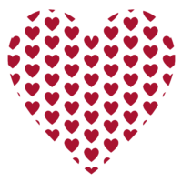 Hearts in the heart