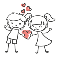 Lovers drawing