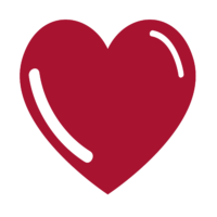 Heart sticker