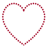 Openwork heart clipart