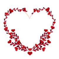Openwork heart