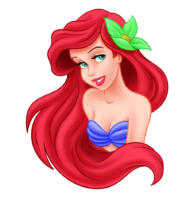 Ariel princess, cartoon, disney