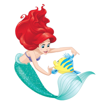 Ariel, Flounder, Sebastian, characters