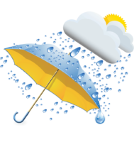 Cloud with rain