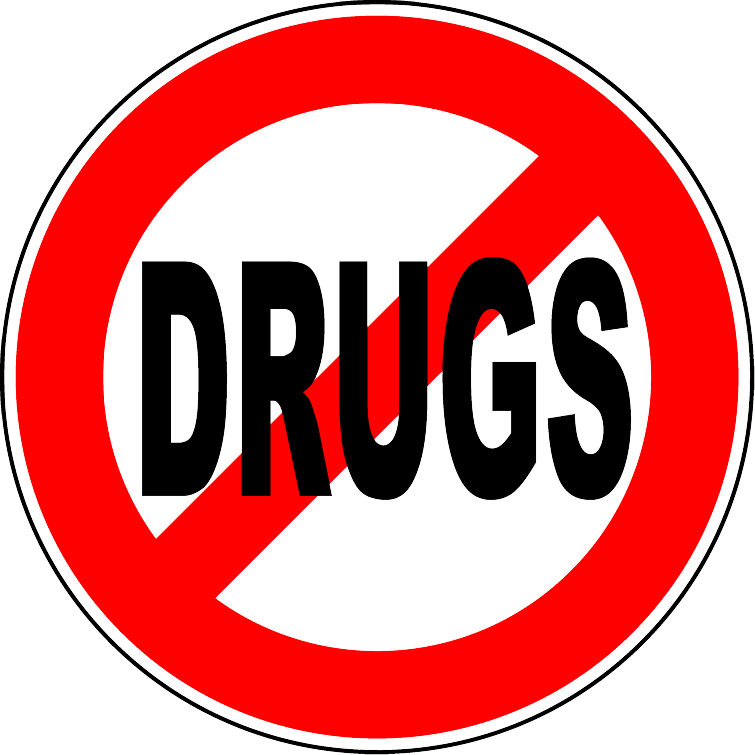 no drugs logo