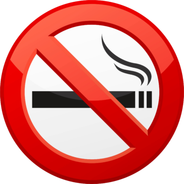 Pictogram smoking is prohibited