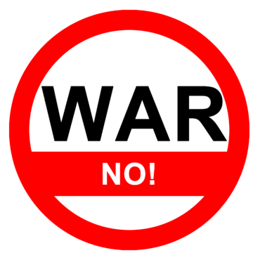 No war icon, logo