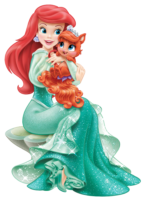 Ariel in a dress