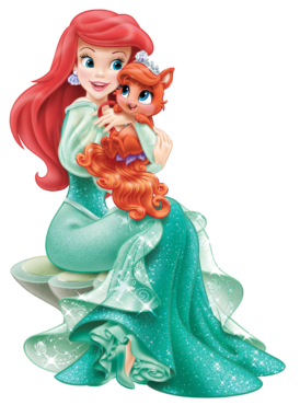 Ariel in a dress