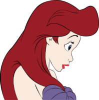 The Little Mermaid Ariel portrait
