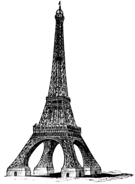 Sketch of the Eiffel Tower