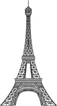 Eiffel Tower for drawing