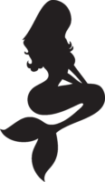 Ariel the Little Mermaid silhouette