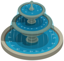 Drawing of the fountain