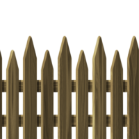 Brown wooden fence clipart