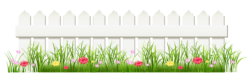 Grass fence clipart