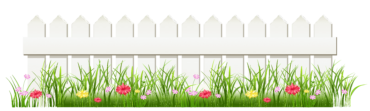 Grass fence clipart