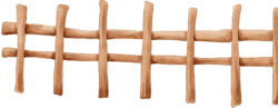 Picket Fence Made of wood