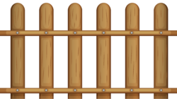 Wooden cartoon fence