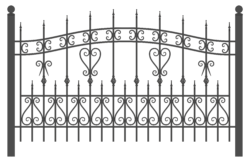 Forged fences, forged railings