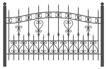 Forged fences, forged railings