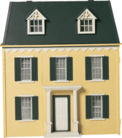 Dollhouse, facade, house