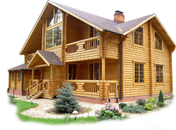 Log house from the house, country house