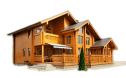 House, log house