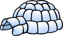 Igloo clipart