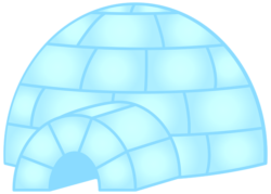 Igloo dwelling, house
